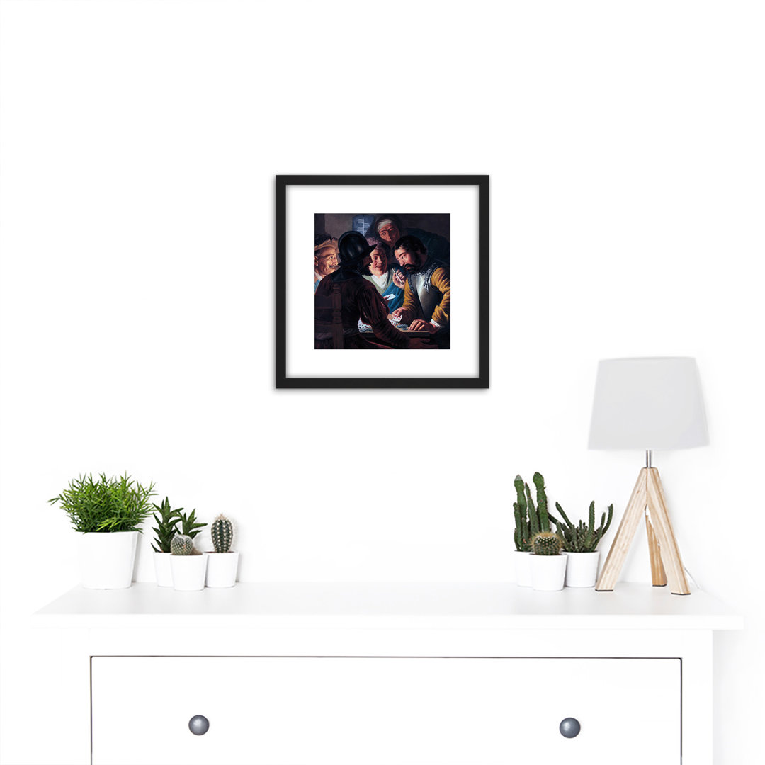 Lievens Card Players - Single Picture Frame Painting