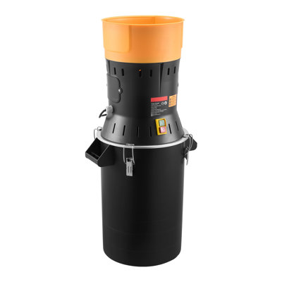 600W Electric Grain Mill Grinder with 5 Interchangeable Screens, Commercial Spice Pulverizer for Dry Grains, Corn, Coffee, and Pepper (Yellow/Black)
