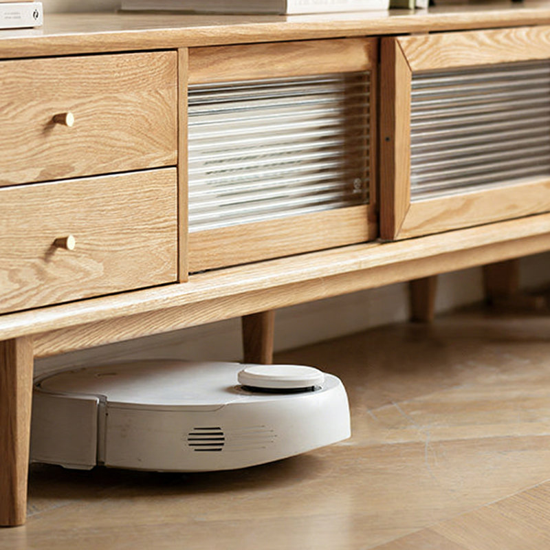 Meuble télé Modern Simplicity, H 18,11 po x L 94,48 po x l 15,75 po