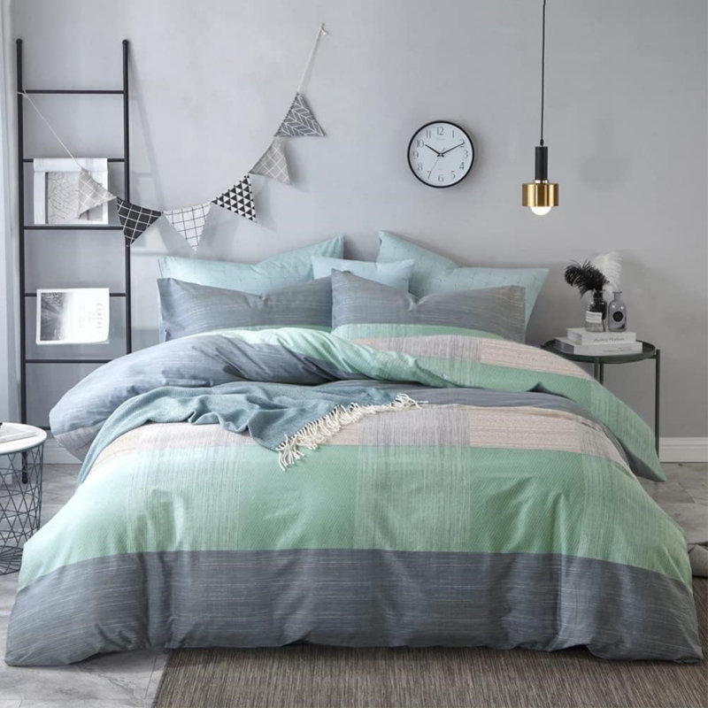 Microfiber Modern Style Comforter Set, Twin XL Comforter + 2 Standard Pillowcases