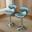 Ensemble de 2 tabourets de bar Upholstery Airlift-1426346165