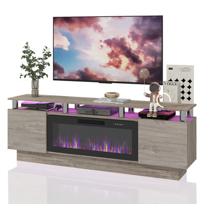 Alazik 70" Modern Electric Fireplace Tv Stand