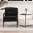 Mid Century Modern Upholstered Chenille Solid Wood Accent Armchair-360304809