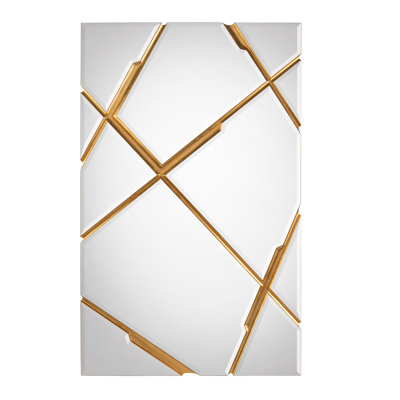 Ronin Rectangle Solid Wood Beveled Mirror