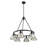 Felda 6 - Light Steel Dimmable Cone Chandelier-99998914-99998917
