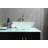 Ehtesham 60'' Double Bathroom Vanity with Tempered Glass Top
