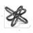 10" Antiqued Silver Metal Chain Link Tabletop Sculpture-1832101348-1875635035