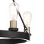 Campuzano 6 - Light Waggon Wheel Chandelier