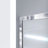 DreamLine Infinity-Z 30 inch D x 60 inch W x 74 3/4 inch H Semi-Frameless Sliding Clear Shower Door in Oil Rubbed Bronze with Left Drain White Shower Base Kit-66293650-132542031-132542035