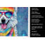 Serviette de cuisine American Eskimo Hippie Dawg