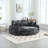 Modern oversized sofa bed with armrests-1132494197