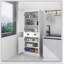 Armoire de rangement pour garde-manger 71 po avec 4 portes, tiroir, 2 tablettes réglables et armoire autoportante