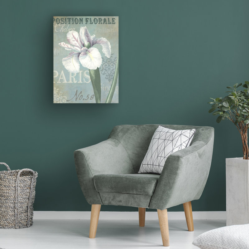 Art mural sur toile tendue - Gail Fraser «Flower Show - Paris 4», art mural pour salon, chambre à coucher ou bureau - 35 x 47