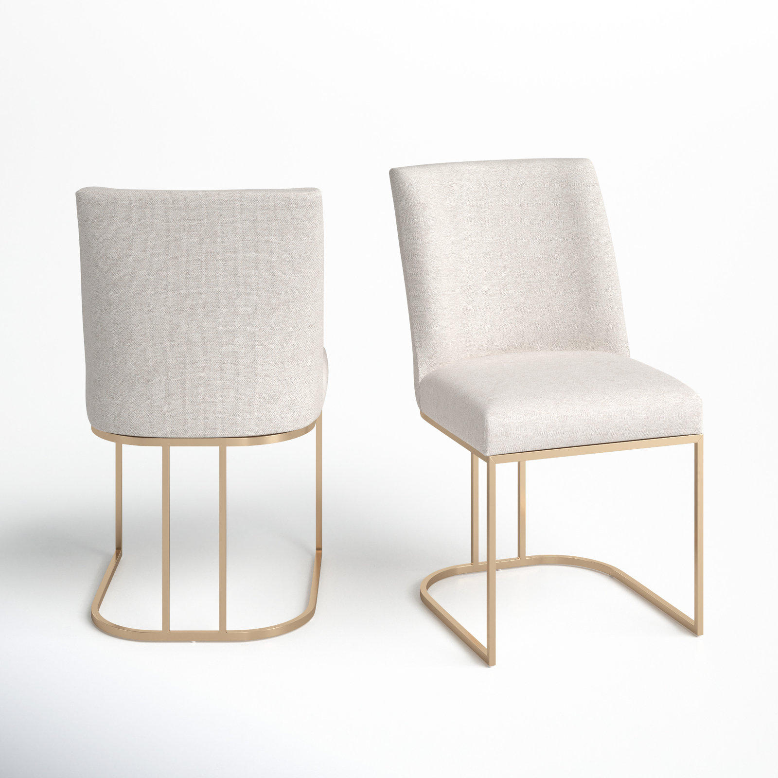 Caddo Side Chair, Cream Performance Basketweave
