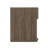 Clive 22" Mid-Century Modern 1-Drawer Nightstand in Walnut and Gold-1689114438