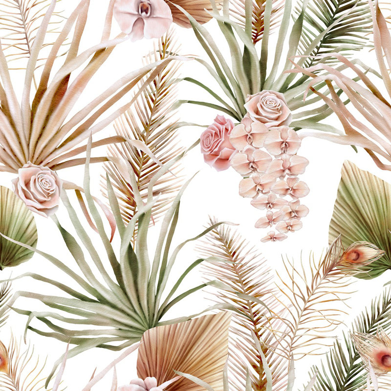 Rouleau de papier peint L 18,75 pi x l 25 po Long Leaves