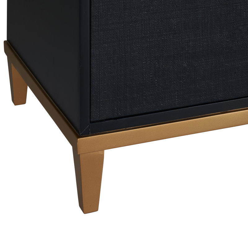 The Sensual Side of Sleek 70.75 in. W Sideboard, Navy Blue