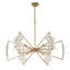 Marbella 6-Light Chandelier in Gold Shimmer by Breegan Jane