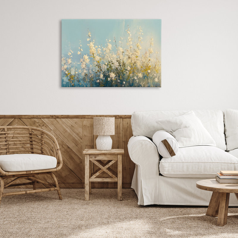 Art mural sur toile Blooming Spring Garden par RB, H 24 po x l 36 po