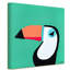 «Toucan» par Lisa Kaw, reproduction sur toile flottante-669101190