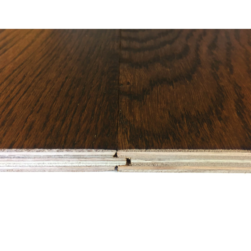 Parquet contrecollé en chêne Theresa de 1/2 po d'épaisseur x 7 1/2 po de largeur x, Sangiovese