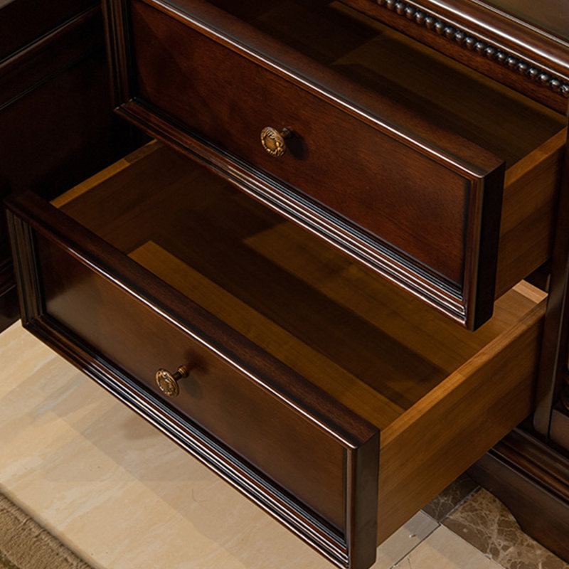 American style classic romantic TV cabinet, 86.61"