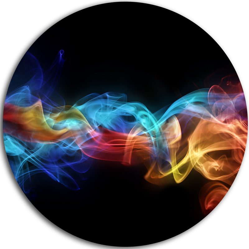 «Fire in Colors», impression sur métal, H 38 po x l 38 po x P 1 po