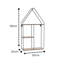 Hallmark Wall Shelf, Wire House Shape Design