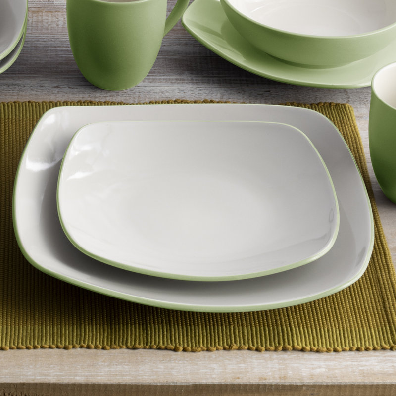 Noritake Colorwave Square Salad Plates, 8-1/4", Apple