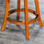 Tabouret pivotant à hauteur de comptoir en tissu beige de 24 po au design charmant et naturel-1572919608-1572919614