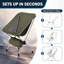 Chaise de camping, chaise pliante légère-406879431