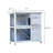 2-Story Rabbit Hutch with Outdoor Run, Indoor Bunny Cage with Waterproof Roof, Non-Slip Ramp & 2 Removable No-Leak Trays for Small Animals-743504827