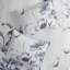 8 pièces - Édredon très grand bleu, chambre à coucher en coton, douce et séduisante avec coussins de style Shabby Chic, détails de coussins brodés