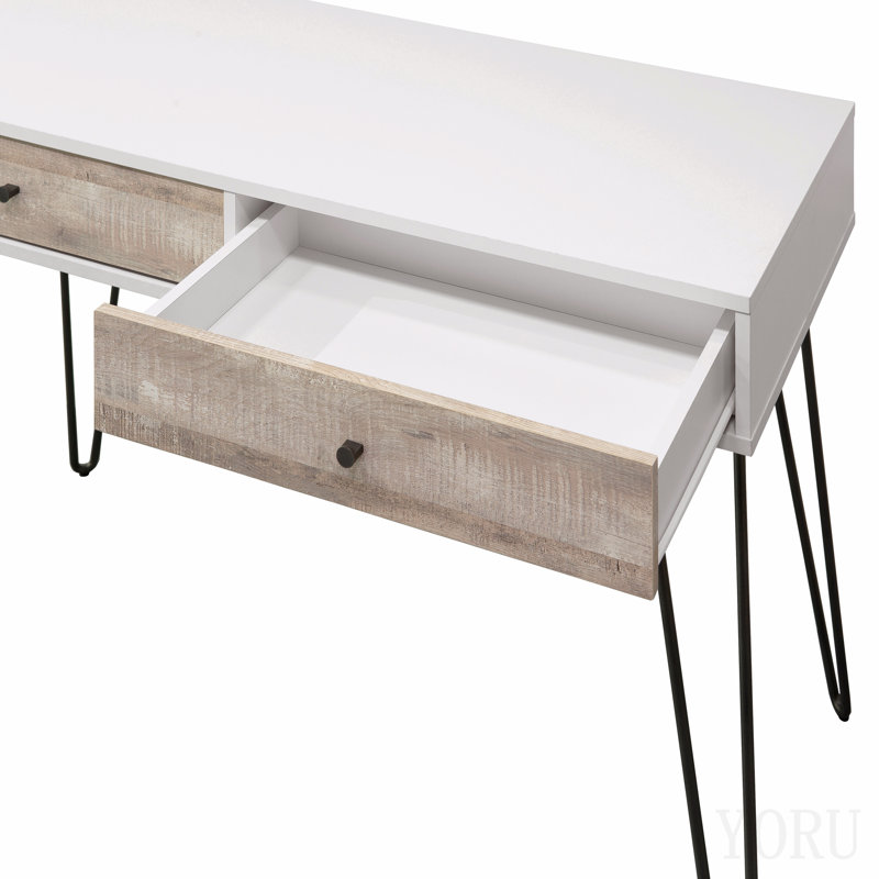 Taupe Oak Desk