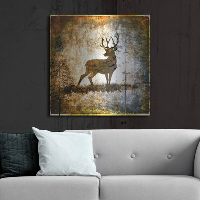 «High Country Deer» par Lightbox Journal sur métal