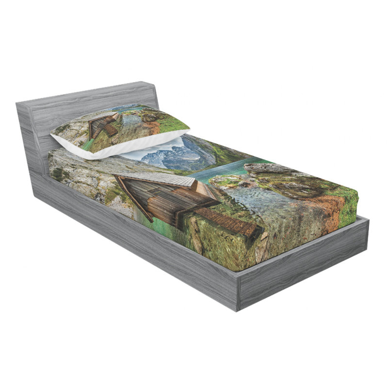 Microfiber Sheet Set, Twin XL Sheet Set with Fitted Sheet