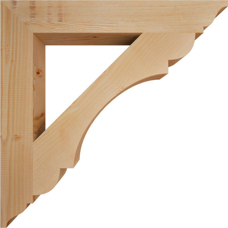 Support olympique traditionnel, H 28 po x l 3,5 po x P 28 po, Douglas (lisse)