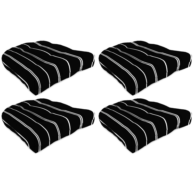 Outdoor Wicker Seat Cushion, Pursuit Shadow