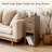 Narrow White Nightstand, Wood Slim Bedside Tables For Small Bedroom, Modern End Table With Drawers, Perfect For Apartments-959161998-965178480
