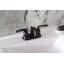 Robinet de salle de bain central à 4 poignées à 3 trous à fixation sur comptoir à 3 trous Kingston avec robinet escamotable en plastique Kingston-967362400