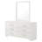 Teree 6-drawer Dresser with Mirror Snow White-116447355
