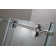 Langham 60" W x 75" H Frameless Rectangle Sliding Shower Enclosure with Fixed Panel
