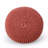 Cotton Upholstered Round Pouf Ottoman-2002938650