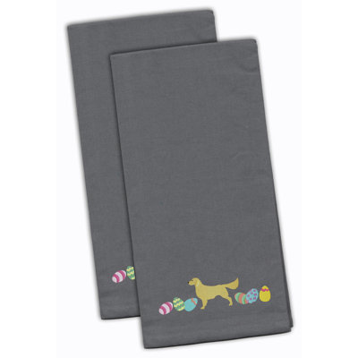 Cotton Embroidered Tea Towel Kitchen Towel