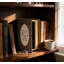 Boîte de rangement rétro avec housse en tissu, livre décoratif