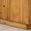 Armoire d'appoint en bois d'orme antique avec finition naturelle