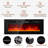 Kazimieras 70" TV Stand for TVs up to 80" with Electric Fireplace, Media Console with 12 LED Color-6899114