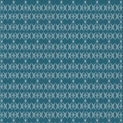 Tapis décoratif bleu
