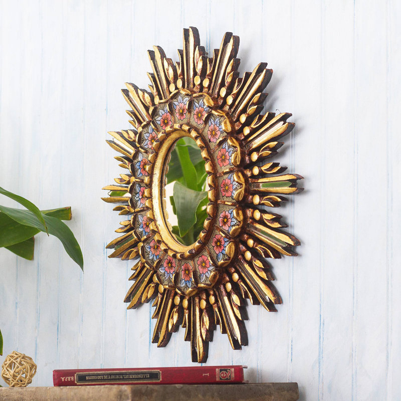 Miroir d'appoint mural Bungalow Rose Cusco Primrose