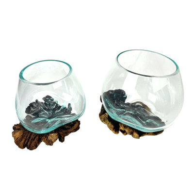 Clarabella Handmade Wood Table Vase